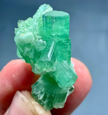45 Carat Top Quality Tourmaline Crystals Bunch From Afghanistan. 32x21x14 mm