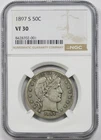 1897-S 50C NGC VF 30 (Better Date) Barber Half Dollar