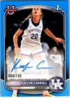 New ListingKaelyn Carroll Bowman - Prospect Autographs Blue Border PA-KC NM