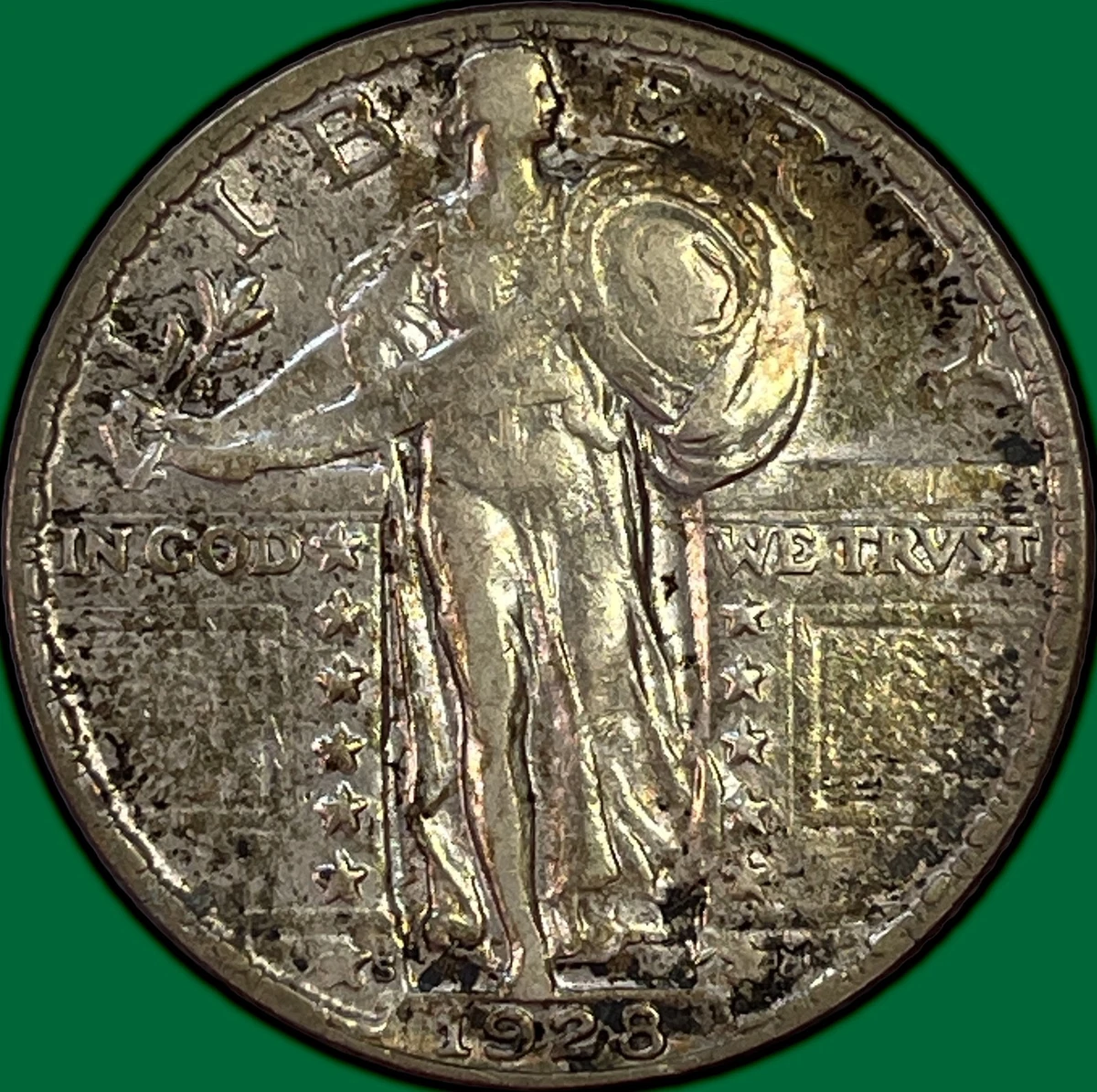Silver 1928 Year Standing Liberty US Quarters (1916-1930) for sale