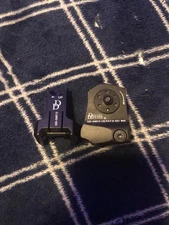 1 Pair D &D Low Profile Metal Sight Folding Iron Sights Front / Rear Set