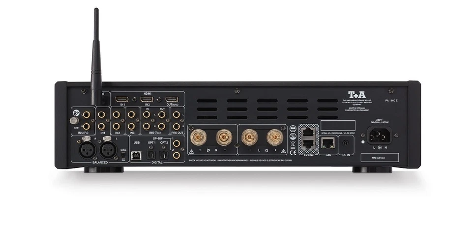 T+A PA 1100 E, Vollverstärker mit DAC, schwarz | Neu - Bild 2 von 2