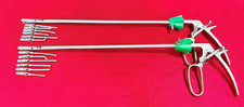 Laparoscopic 10mmx330mm Bulldog Clamp With 6 Clips SS Best Quality Reusable-2set