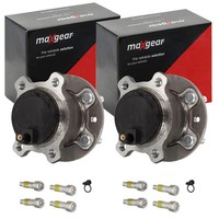 2X Maxgear RADLAGER-SATZ Hinten Passend FÜR Ford Focus Kuga Mondeo Links+Rechts