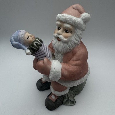 1985 Willitts Designs Santa and Baby Portable Night Light Lamp Base Taiwan ROC