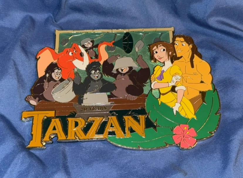Disney ターザン　Tarzan　ピンバッジ 2000 Tarzan Disney Theme Park Pins, Patches & Buttons (1968-Now) for
