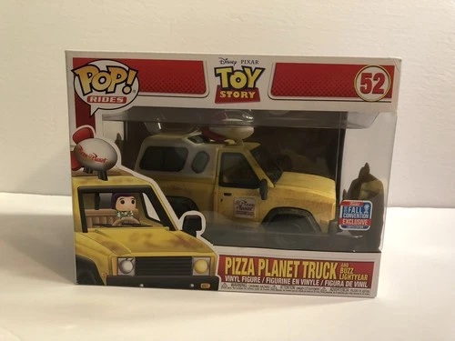 Funko Pop! Rides: Pixar - Pizza Planet Truck and Buzz Lightyear - NEW, VAULTED
