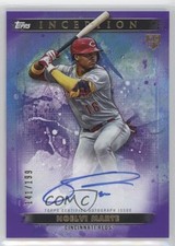 2024 Inception Base Rookie and Emerging Stars Purple /199 Noelvi Marte Auto 1l2