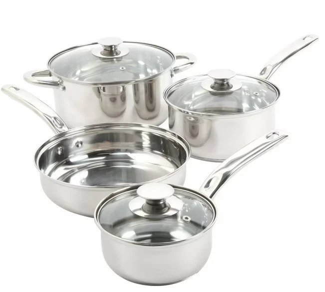 Sunbeam Stainless Steel Ansonville Cookware Set 7 Pieces New
Opens in a new window or tab