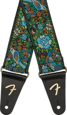 Genuine Fender Mosaic Jacquard Guitar Strap, Green