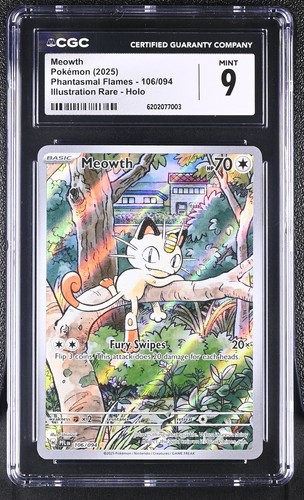 Meowth graded CGC 9 for sale on eBay