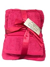 100% Cotton Towel Bale 4 Piece Wine 2 Bath and 2 Hand Great Quality TH054