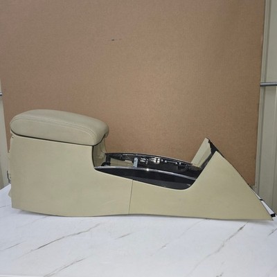 2009 2013 Infiniti FX35 Rear Center Console Armrest Beige OEM w/ AV & 12V
