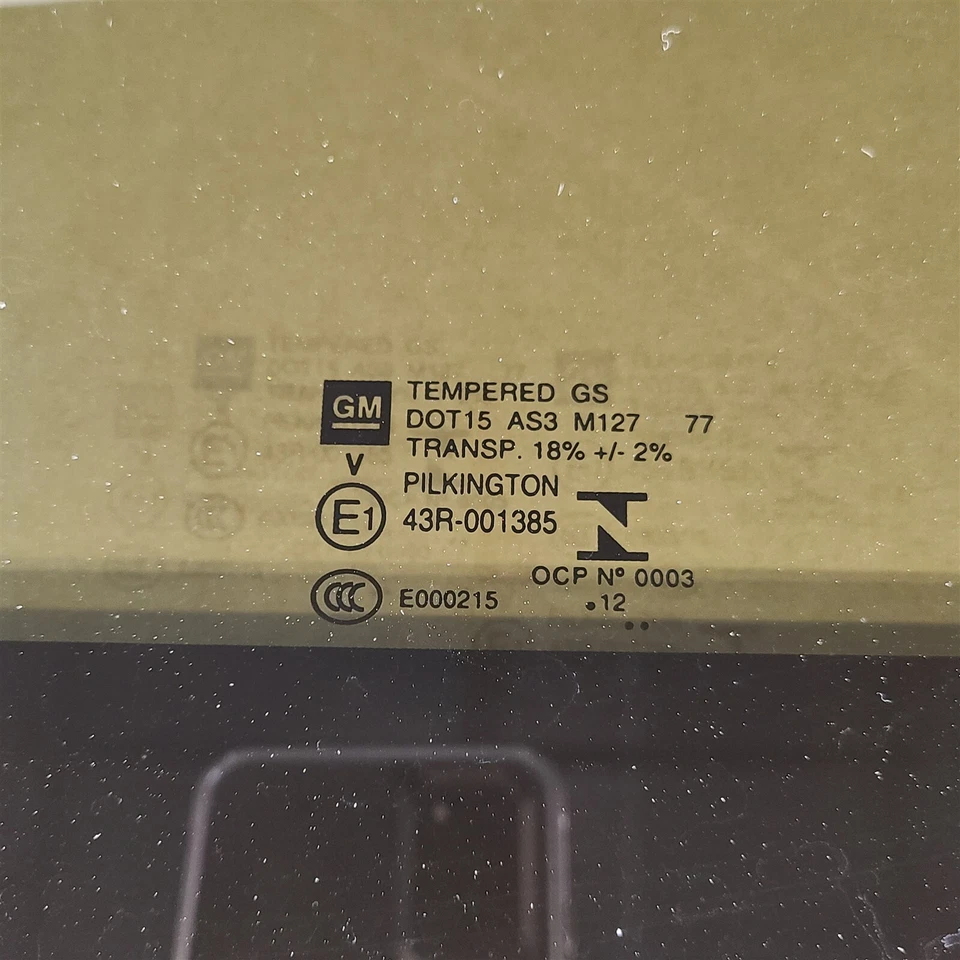 Camaro SS 10-15 techo corredizo vidrio techo corredizo Aa7424 Foto 3 de 4