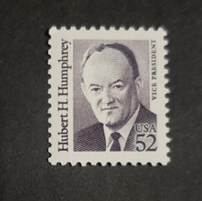 US MNH Postage Stamps- Scott #2189 Hubert Humphrey 52c Great Americans 1986-1994