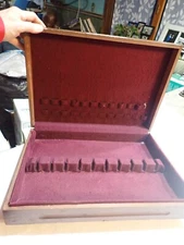 Vintage Silverware Chest Flatware Box 12 Place Settings 16" x 11" x 3.5"