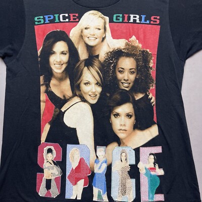 Vintage Spice Girls Rap Tee Shirt 2 Sided Single Stitch Vintage Spice Girls Rap Tee Shirt 2 Sided Single Stitch