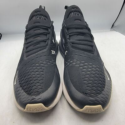Nike Air Max 270 Mens 10.5 Black Athletic Sneaker Shoes  display picture 1