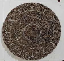 Wooden Printing Block Stamp Pottery Stamp Textile Fabric Stamp Border Designs 08