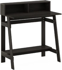Computer Desk Simplistic Frame Contemporary Espresso NEW