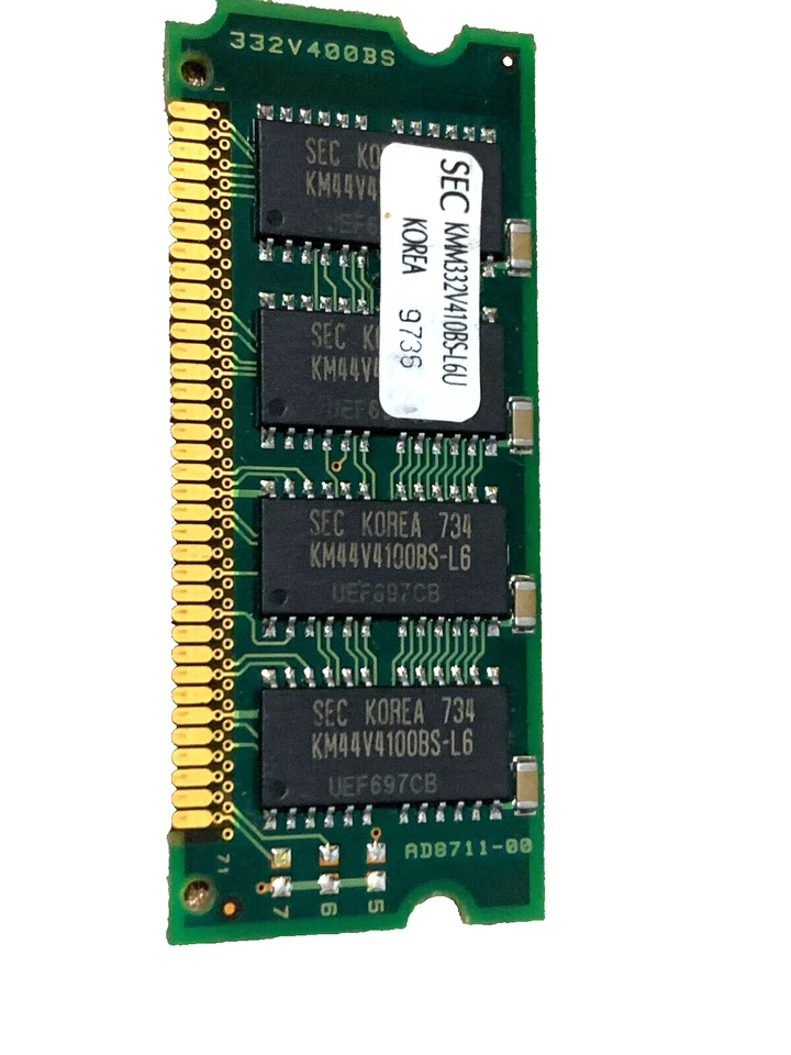 KMM332V410BS-L6U SAMSUNG 16MB MEMORY MODULE FAST PAGE (NON-ECC) SEC SODIMM - Image 2 of 2
