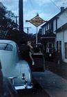 Vintage Sunoco 1953 Sign Advertising Kodachrome Slide 35 mm Red Border