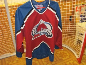 colorado avalanche jersey ebay