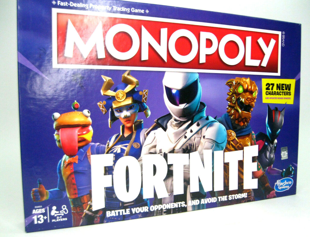 Monopoly Fortnite Edition Board Games - E6603 Brand New Open Box