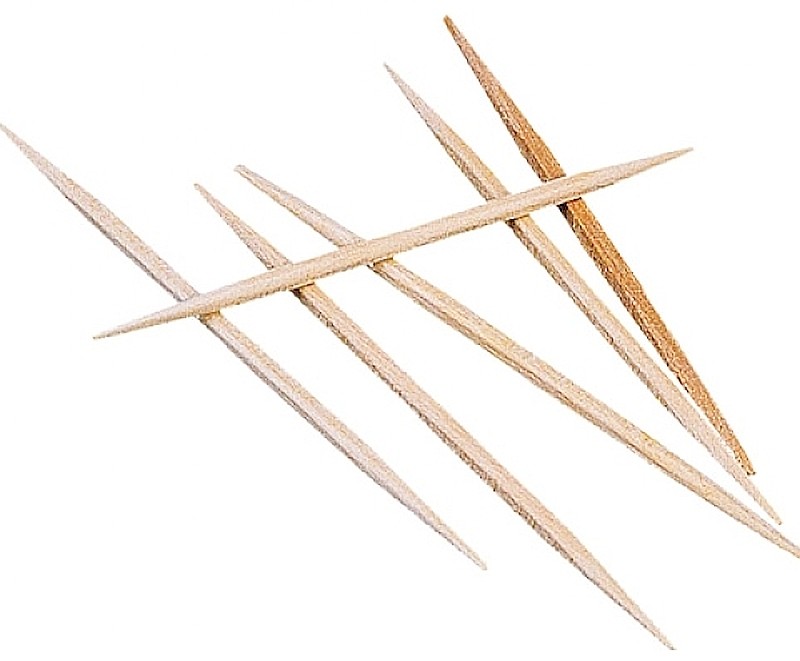 250 TOOTHPICKS for Perio Aid oral 2 3 Square Round 2.5" wood
