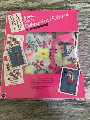 barbie trading cards deluxe first edition Barbie Trading Cards Deluxe First Edition