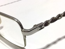 CHANEL CC Logo EYE GLASSES FRAME - HALF RIM  ...