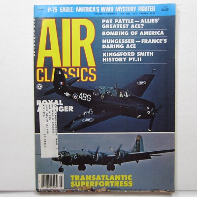 Air Classics Jul 1980 Vol 16 No 7 Pattle Ace, Avenger, B-29 Superfortress, XP-75
