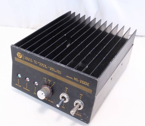 TOKYO HY-POWER HL-200E Linear Amplifier 1.9MHz to 30MHz Tested Working - Zdjęcie 2 z 5
