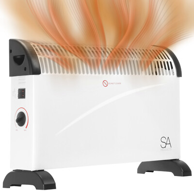 2 kW freistehende Konvektorheizung 3 einstellbare Heizstufen