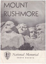 Vintage 1958 Mount Rushmore Brochure - National Park Service Publication
