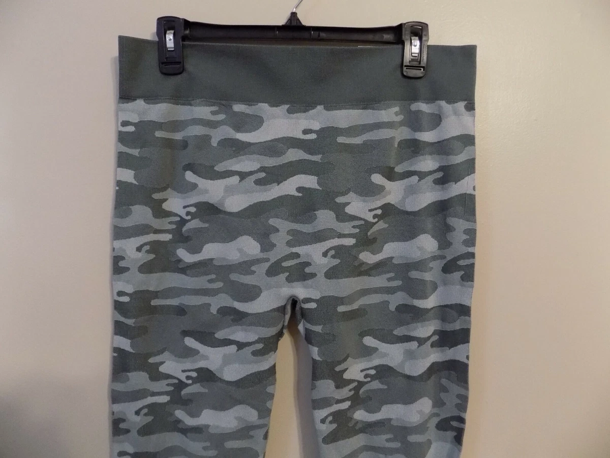 Xersion Women s Lounge Pants Leggings Dark Gray Camouflage