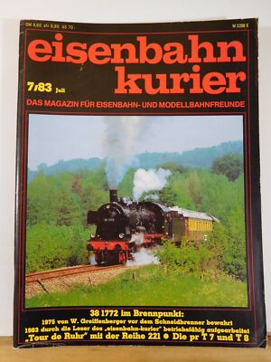 Eisenbahn Kurier 1983 Juli 38 1772 im Brennpunkt