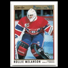 Rollie Melanson #97 1992 O-Pee-Chee Premier Montreal Canadiens Hockey Card NHL