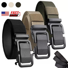 Casual Military Tactical Army Adjustable Quick Release Belts Pants Waistband USA