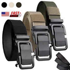 Casual Military Tactical Army Adjustable Quick Release Belts Pants Waistband USA