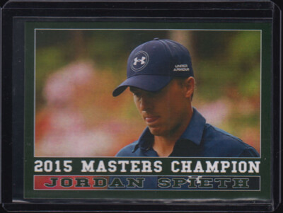 JORDAN SPIETH 2015 MASTERS Champion 1 card PGA Tour Golf Cards Rookie RC
