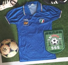 Italy 1988-1990 Football Shirt Diadora Maglia Trikot Maillot Vintage 90 Jersey L