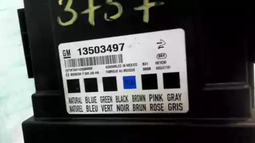 13503497 Module Confort pour OPEL INSIGNIA A COUNTRY TOURER Basis 2014 371747 - Foto 1 di 6