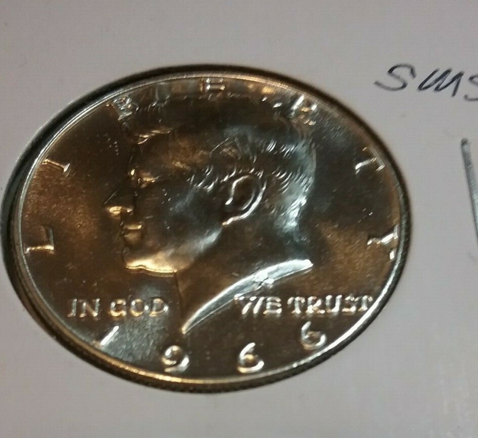 1966 Kennedy Half Dollar - from SMS Sets - 40% Silver | eBay