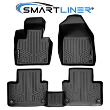 SMARTLINER Custom Fit Floor Mats 2 Row Liner Set OEM TPE 2016-2025 Volvo XC90