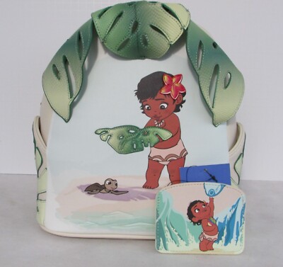NWT Danielle Nicole Moana Backpack Danielle Nicole Disney Moana Baby Moana with Monstera Mini  main image 3