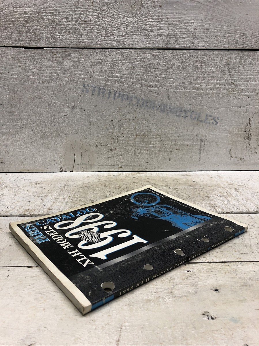 1998 Harley Davidson Sportster Motorcycle Parts Catalog PN 99451