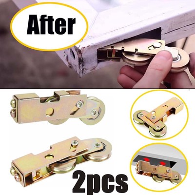 2Pcs Sliding Patio Door Rollers 1-1/4inch Sturdy Sliding Door Tandem·-