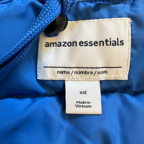Chaqueta acolchada empacable Amazon Essentials Royal para niños XXL nueva sin etiquetas - Imagen 4 de 7