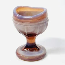 Caramel Slag Glass Eye Wash Cup EXCELLENT